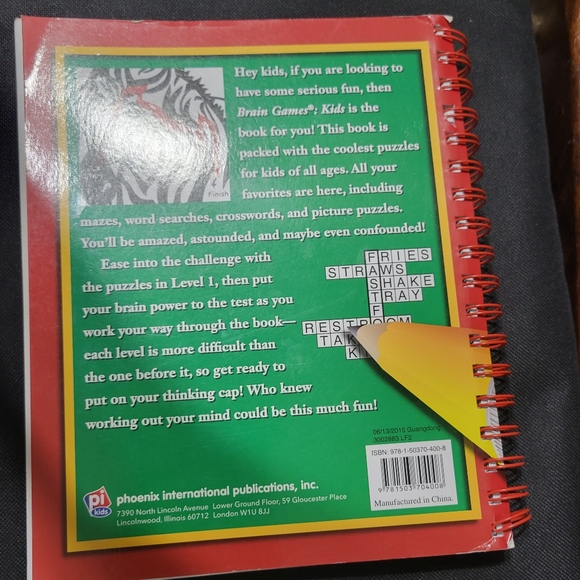 Brain Games Spiral Bound Book PUMP UP YOUR BRAIN - Picture 2 of 7